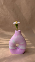 Pink Cloud Hoop Vase