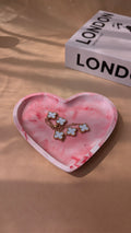 Pink Heart Trinket Tray