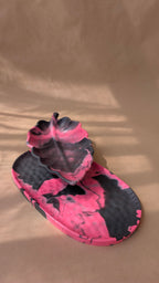 Pink Marble Leaf Dishes