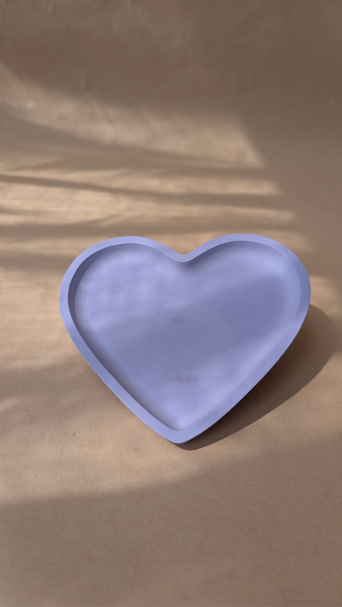 Lilac Heart Trinket Tray