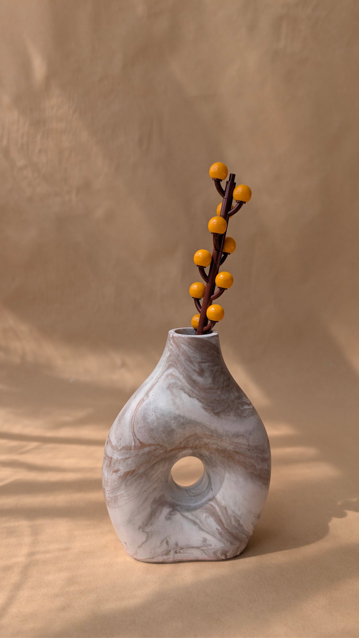 Marble Hoop Vase