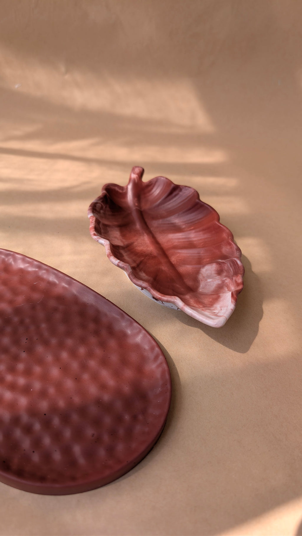 Autumn Leaf Tray Set